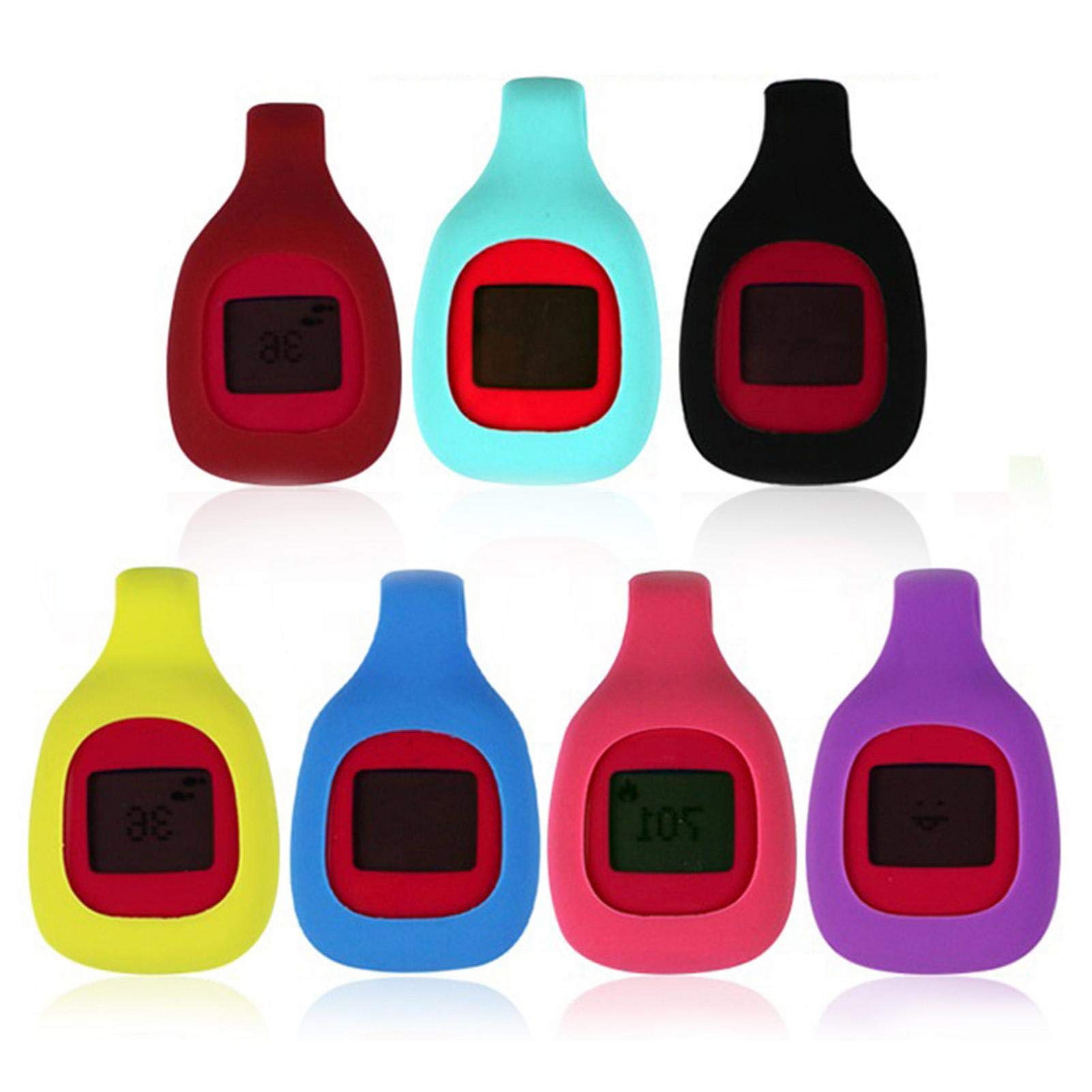 Fitbit Zip Silicone Case - Colorful Protective Cover for Activity Tracker | Gym & Daily Use
