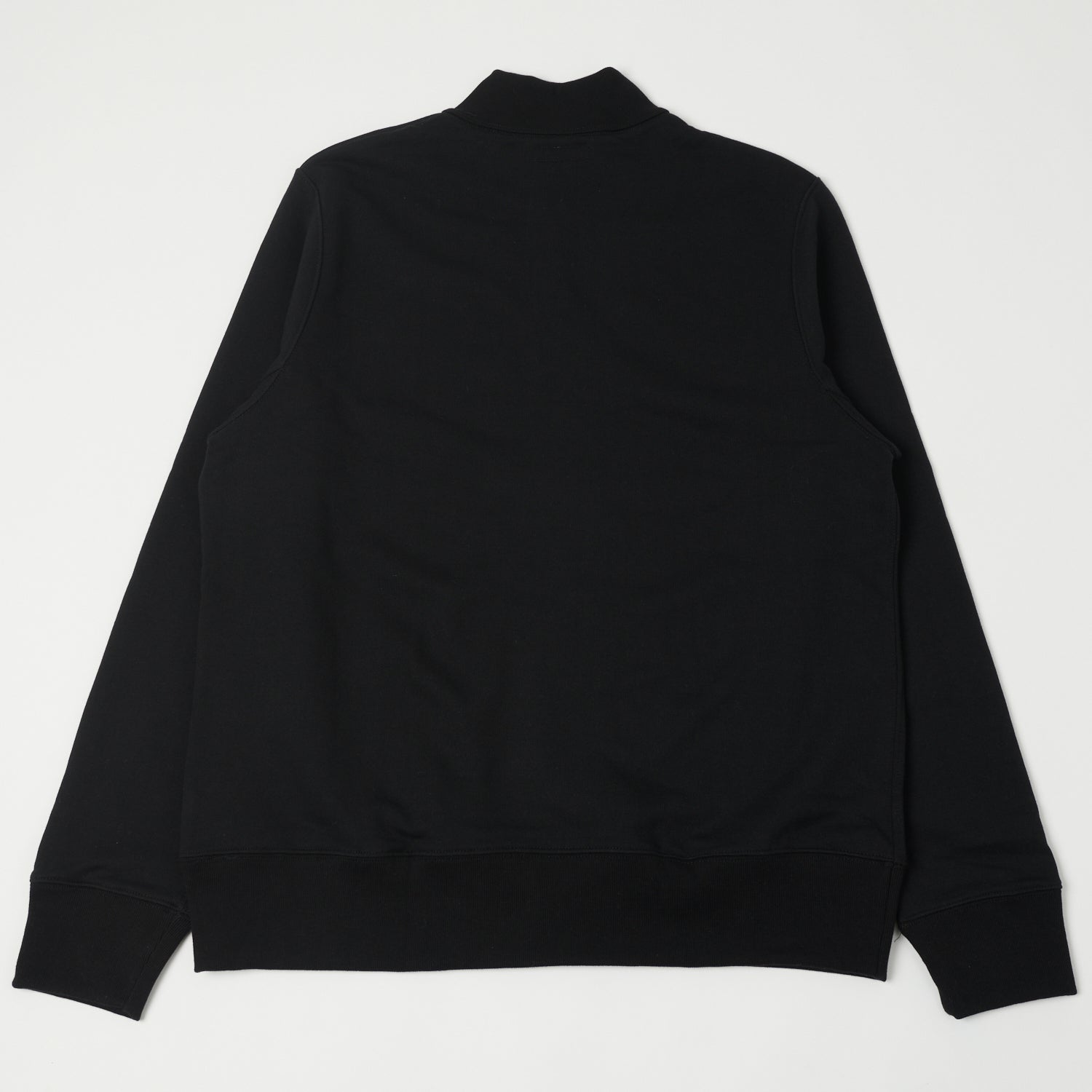 Merz b. Schwanen 343Z Half Zip Sweatshirt for Men | Premium Cotton Pullover | Deep Black | Casual & Athletic Wear for Gym, Workout & Everyday Style