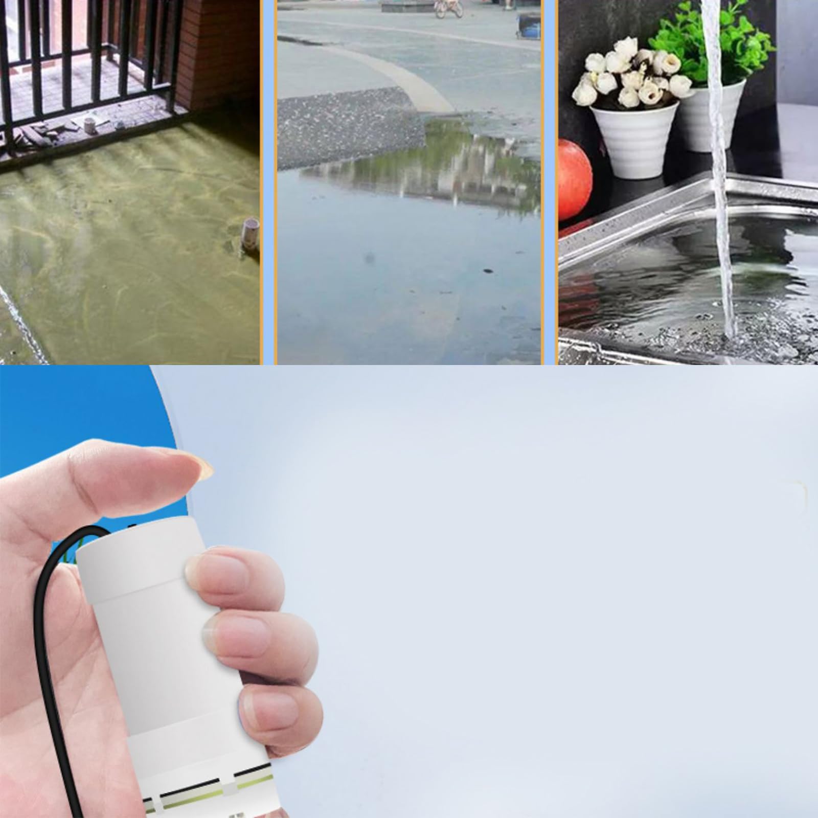 Azxcvbnm Small USB Water Pump for Balcony & Floor - 6mm Tubing (1/3/5/10m) | Perfect for Indoor Plants, Aquariums & Hydroponics