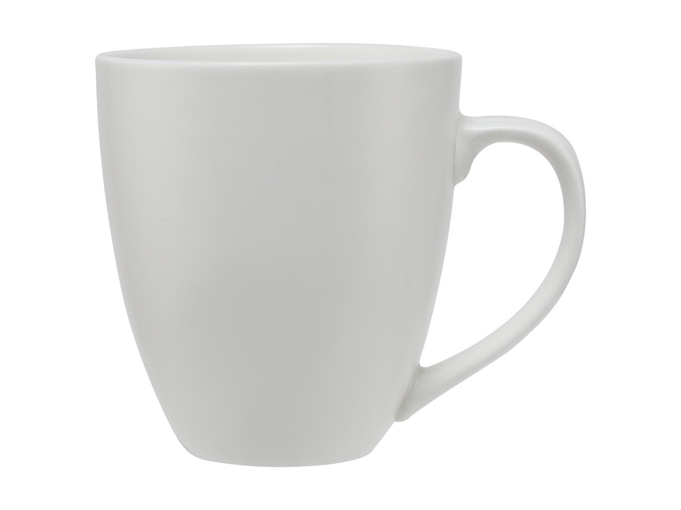 Maxwell & Williams White Basics Coupe Mug 480ML - Premium Ceramic Coffee Cup for Home, Office & Restaurant Use - Ideal for Tea, Hot Chocolate & Espresso Drinks