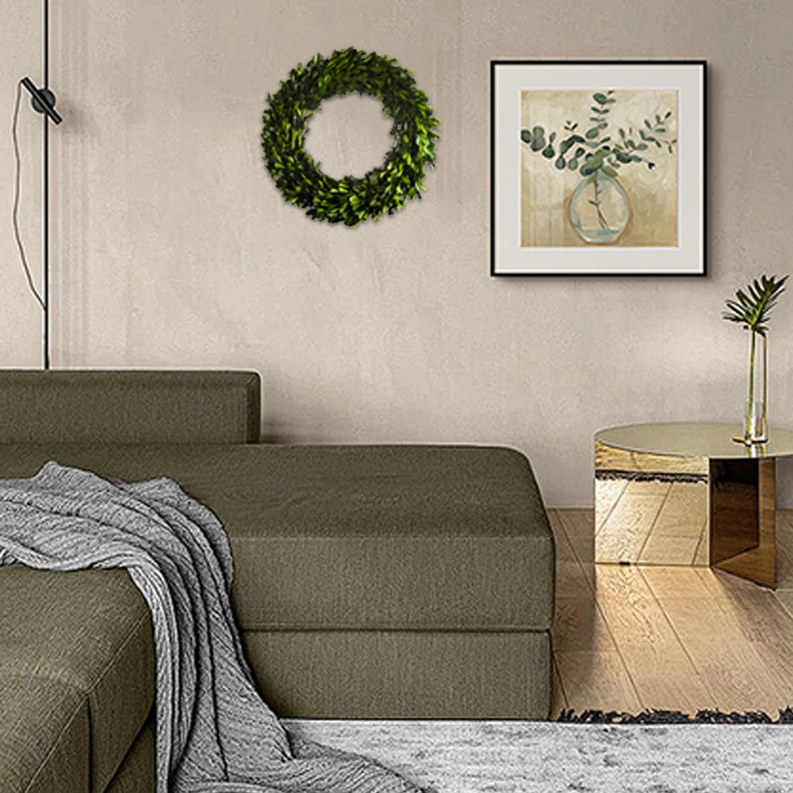 20 Inch Green Artificial Plant - Perfect for Home Decor, Office Spaces, and Indoor Greenery Enhancement