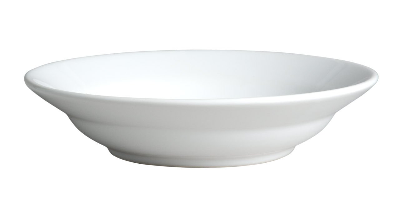 Waechtersbach White Soup Plates Set of 4 - Durable Porcelain Dinnerware for Soup, Salad & Dessert - Perfect for Family Dinners, Restaurants & Entertaining