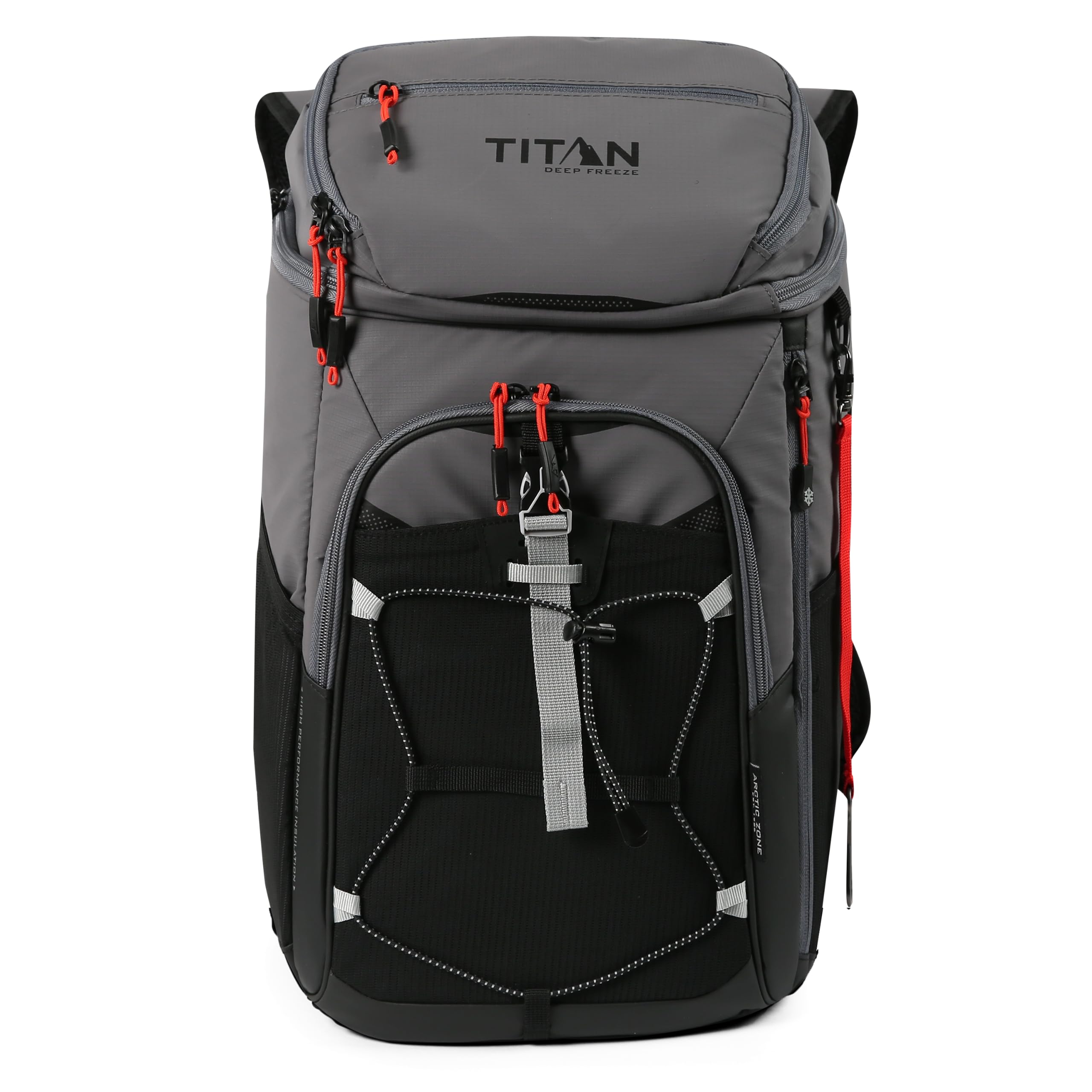 Titan Deep Freeze Ice Wall Backpack Cooler - 30 Can Insulated Cooler Bag with Ice Packs for Camping, Beach, Picnics & Outdoor Adventures