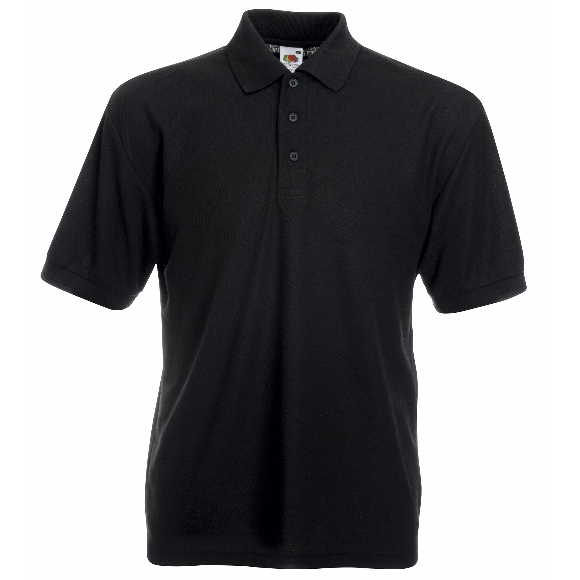 Fruit of the Loom Men's 65/35 Cotton Polyester Pique Short Sleeve Polo Shirt - Medium, Burgundy Red - Comfortable Casual Wear for Office, Golf & Everyday Outfits