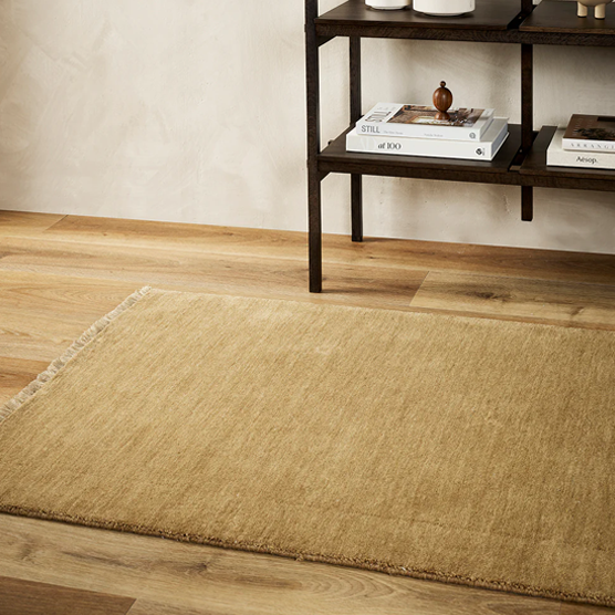 Baya Sandringham Floor Runner Rug - Fenugreek Color - 90cm x 500cm - Perfect for Hallways, Entryways & High Traffic Areas