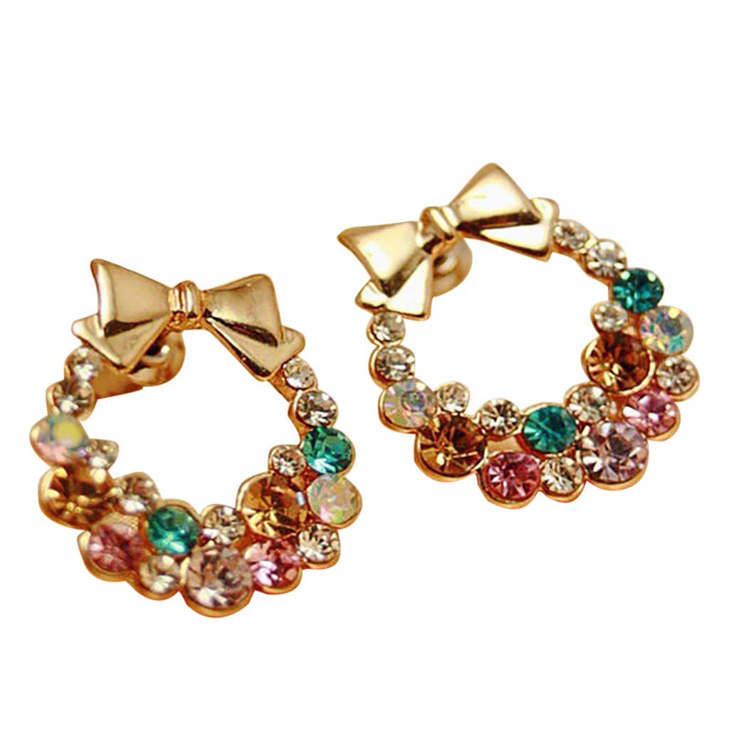 Stud Girl Wild Earrings - Pearl Style Women's Fashion Earrings | Korean Inspired Garland Stud Earrings for Girls | Perfect for Parties, Weddings & Everyday Wear