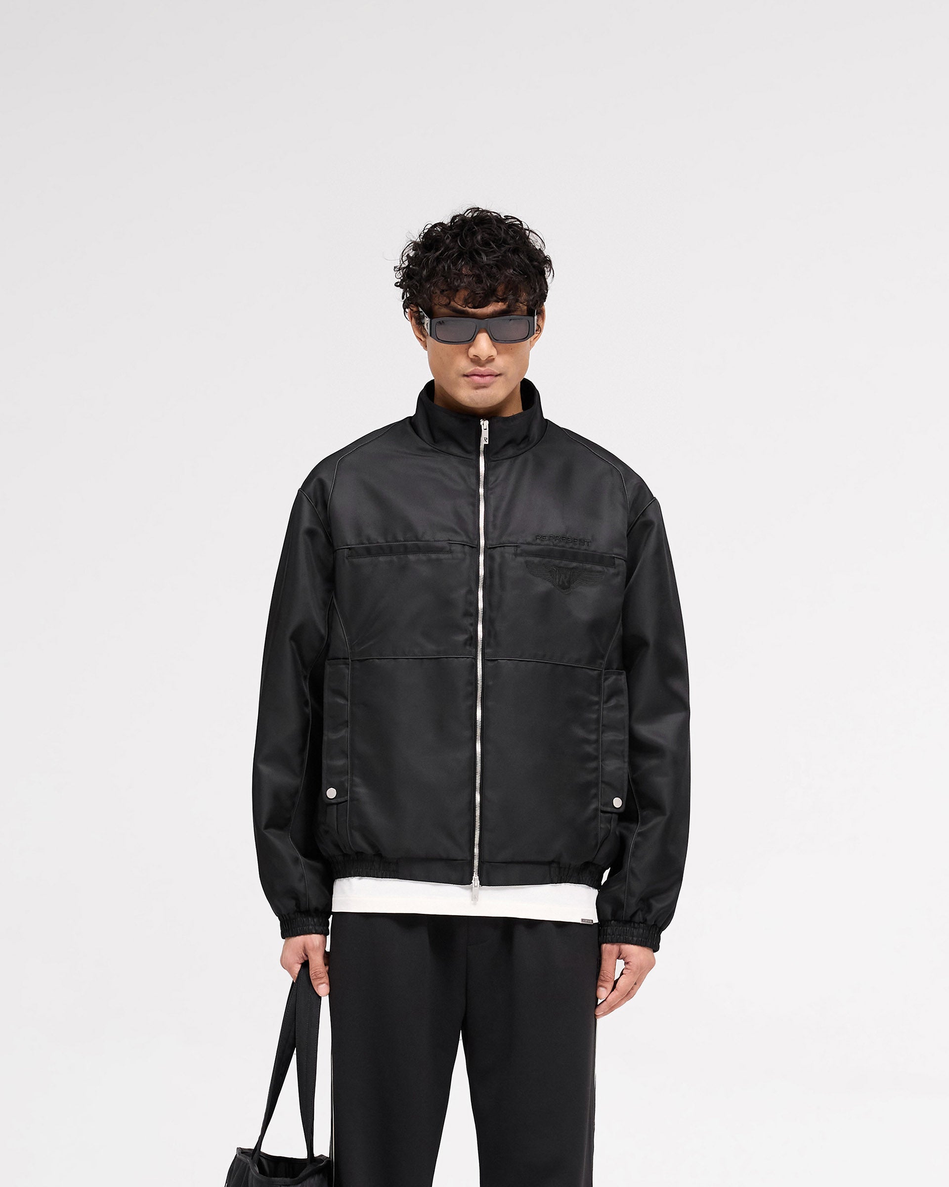 Overdrive Racing Jacket - Black | Men's Lightweight Waterproof Motorcycle Jacket for Street & Off-Road Riding | Perfect for Commuting, Touring & Adventure Biking