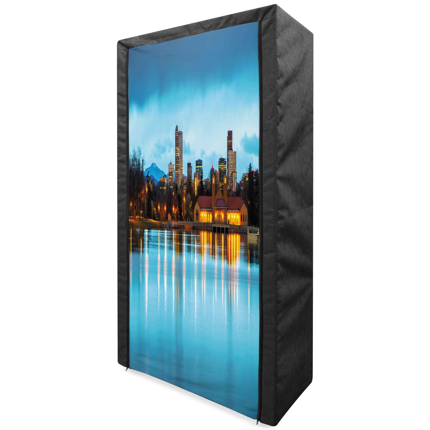 Ambesonne Urban Portable Fabric Wardrobe - 33.5