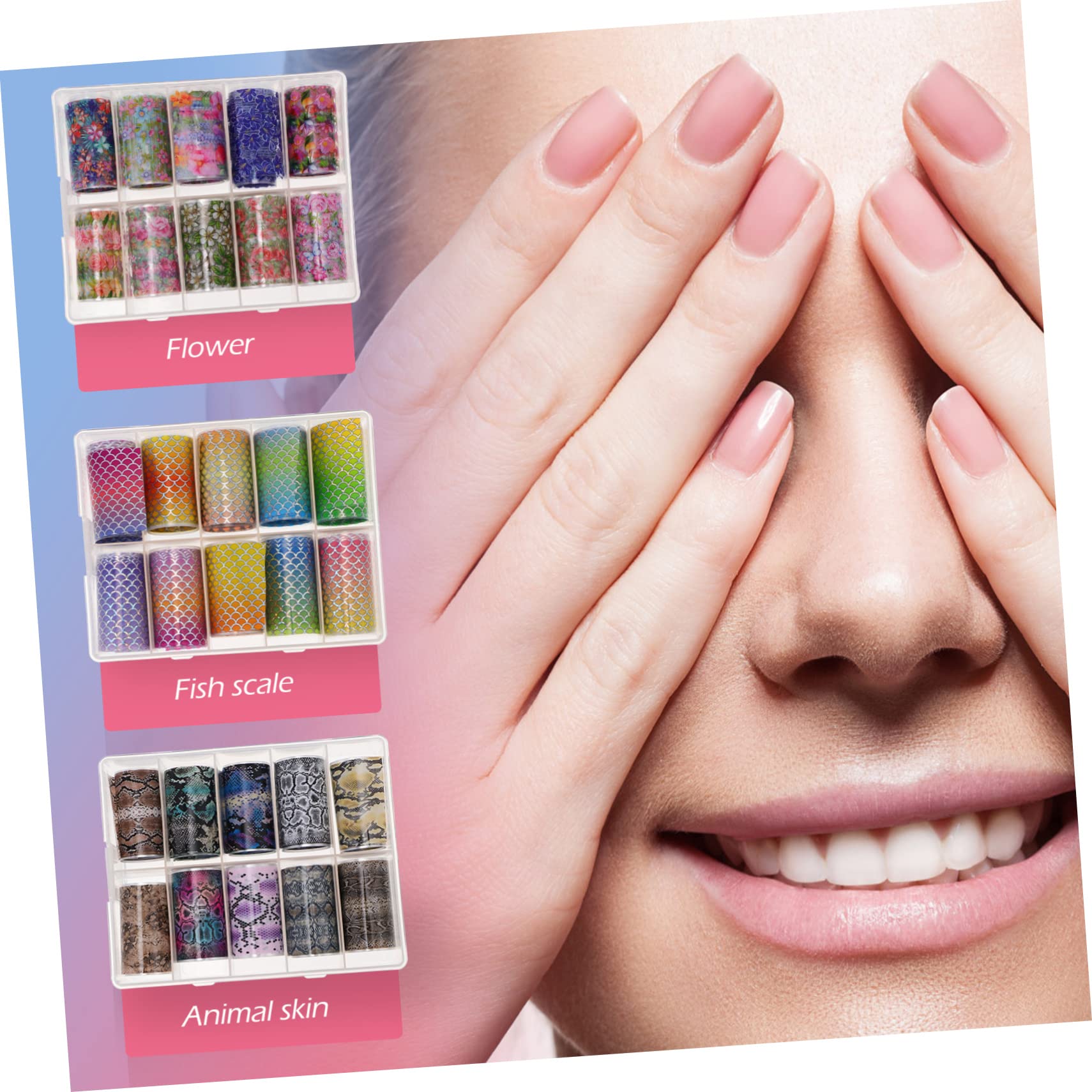 Beavorty Fashionable Nail Sticker Strips - 3 Pack DIY Nail Art Decals for Beginners & Professionals | Easy to Apply at Home, Salon, Parties & Special Occasions