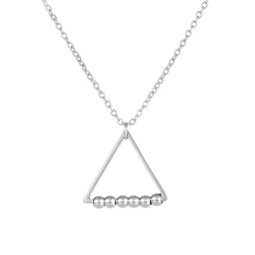 Stainless Steel Anxiety Relief Breathing Necklace for Women - Calming Stress & Anxiety Jewelry - Perfect for Meditation, Yoga, and Daily Wear