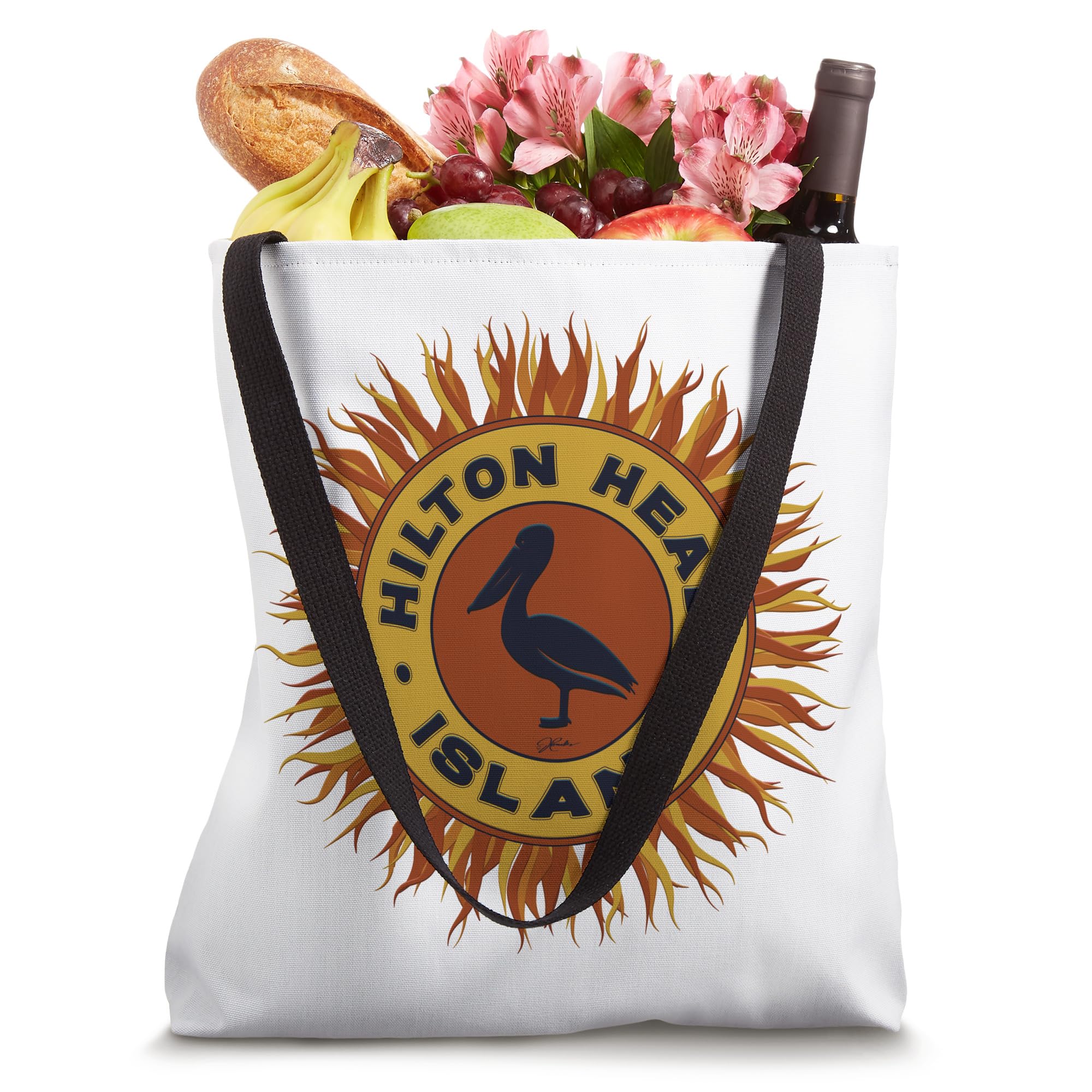 JCombs: Stylish Hilton Head Island South Carolina Tote Bag - Perfect for Beach Trips, Shopping & Travel Accessories