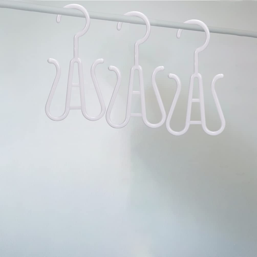 10Pcs White Shoe Hangers & Drying Rack - Double Hook Hanging Shoe Organizer for Bicycle, Home, Kitchen Storage - Space Saving Closet & Entryway Organization Solution