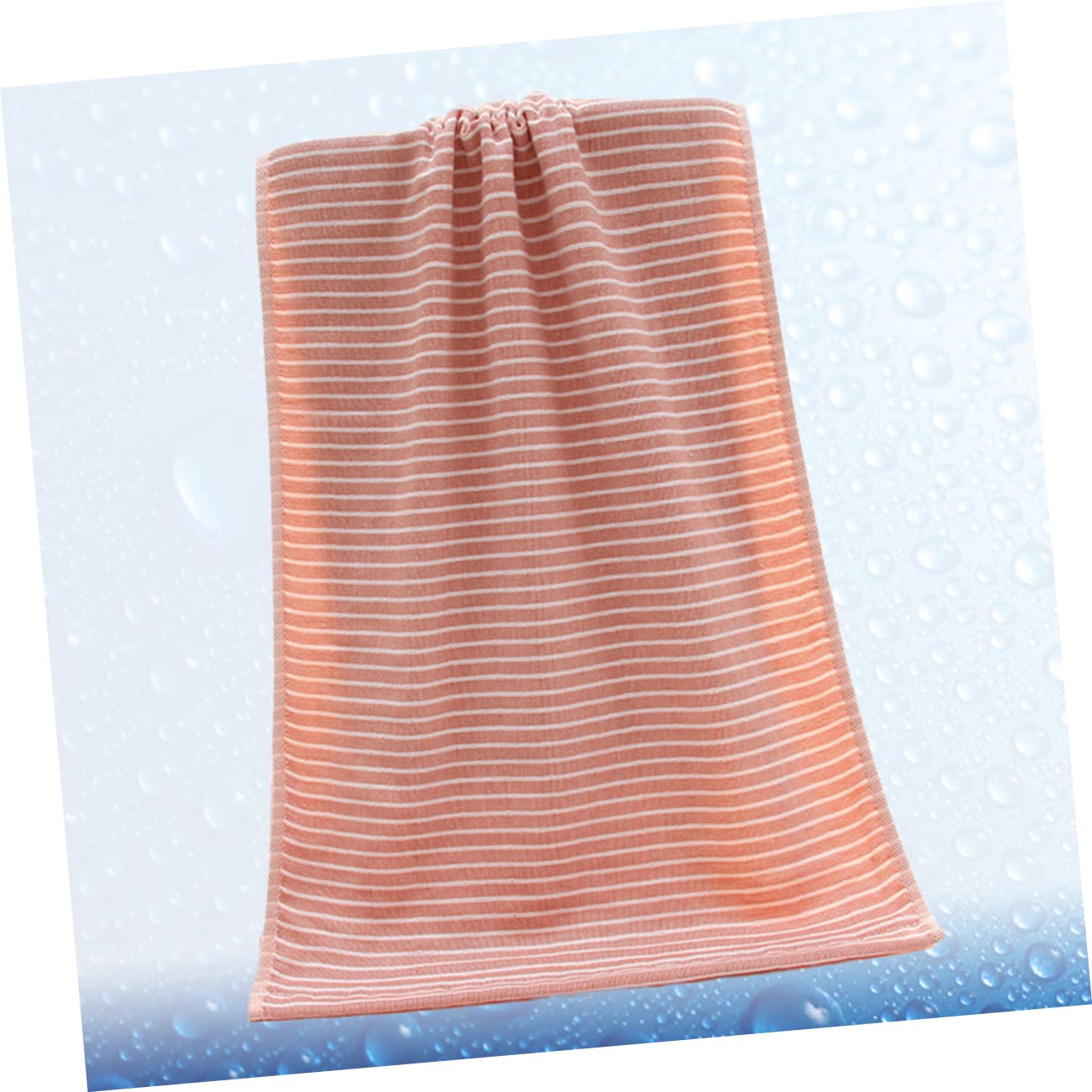 VOSAREA Cooling Mattress Pad & Washcloth Set - Soft Cotton Bath Towel, Face Towel, Hand Towel for Bathroom, Pool & Spa - Absorbent, Quick-Dry, Fuzzy Ball Design (Pink) - Perfect for Hot Weather, Gym, Travel & Beach Use