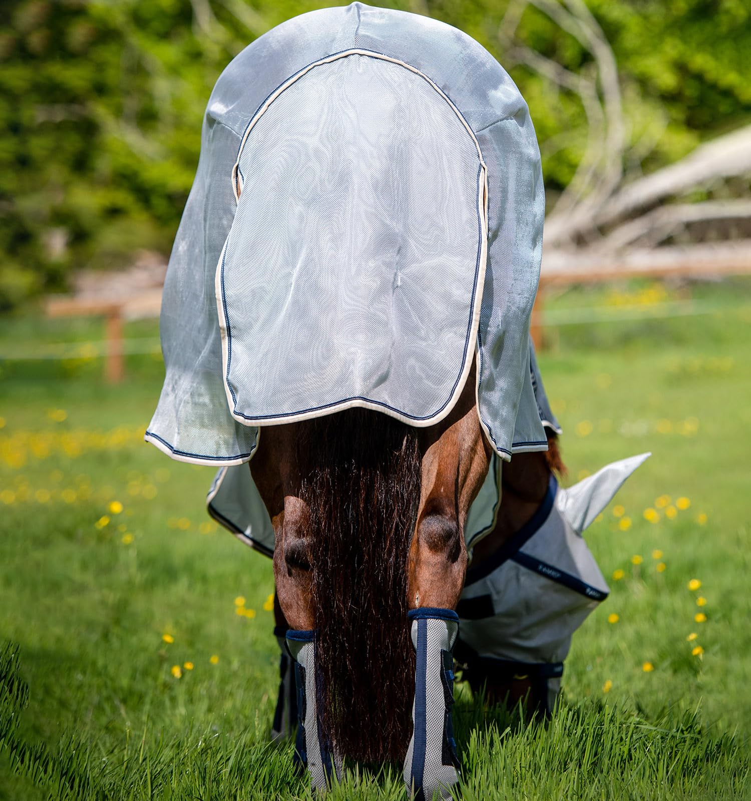 Horseware® Rambo® Protector Fly Sheet 0g Lightweight - Breathable UV Protection Horse Fly Blanket for Summer Riding & Outdoor Activities