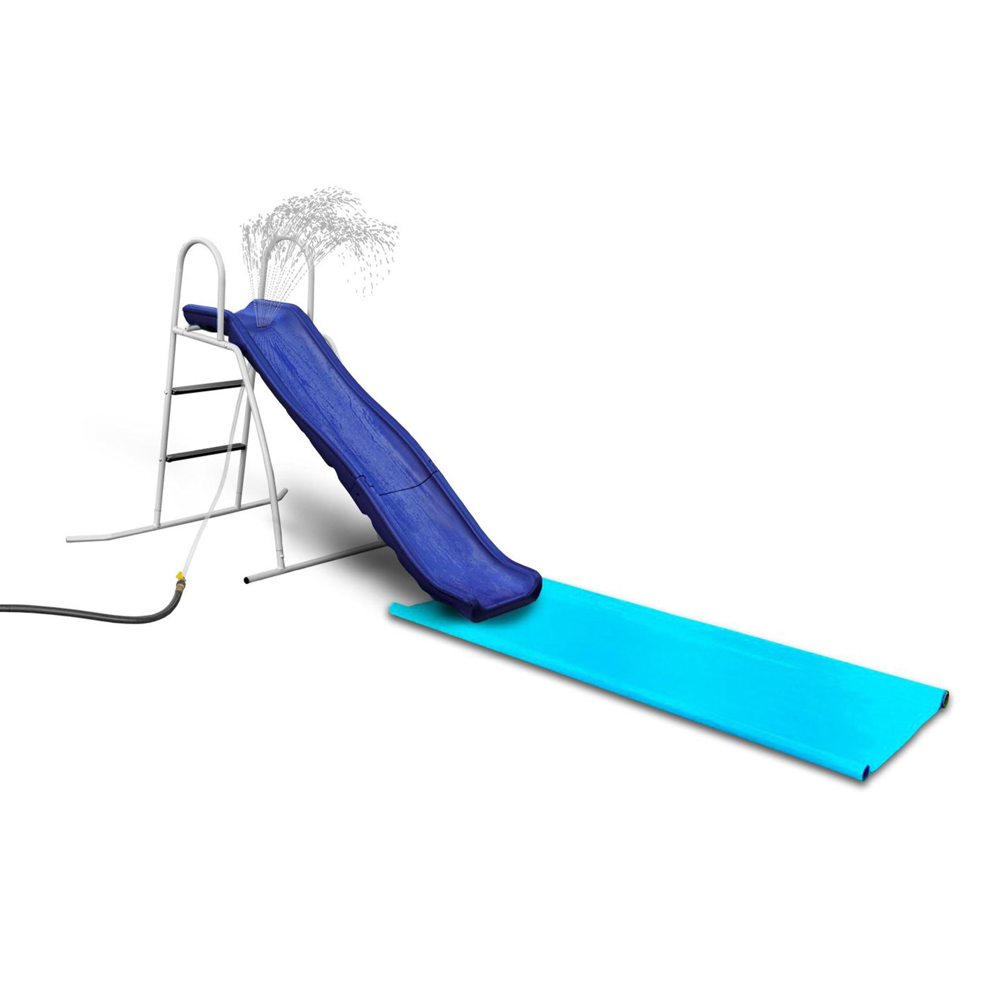 XDP Recreation 6 Foot Water Wave Slide with Adjustable Sprinkler - Outdoor Summer Water Play for Kids, Backyard Pool Party, Garden Slip N Slide Fun