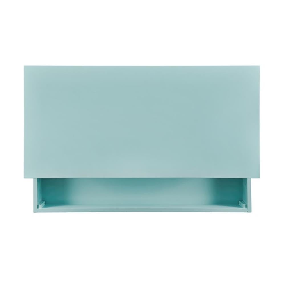 UrbanPro Transitional Lift Top Stand Up Wood Desk in Turquoise Blue - Adjustable Height Computer Desk for Home Office, Gaming & Study - Ergonomic Workspace Solution with Storage Shelf