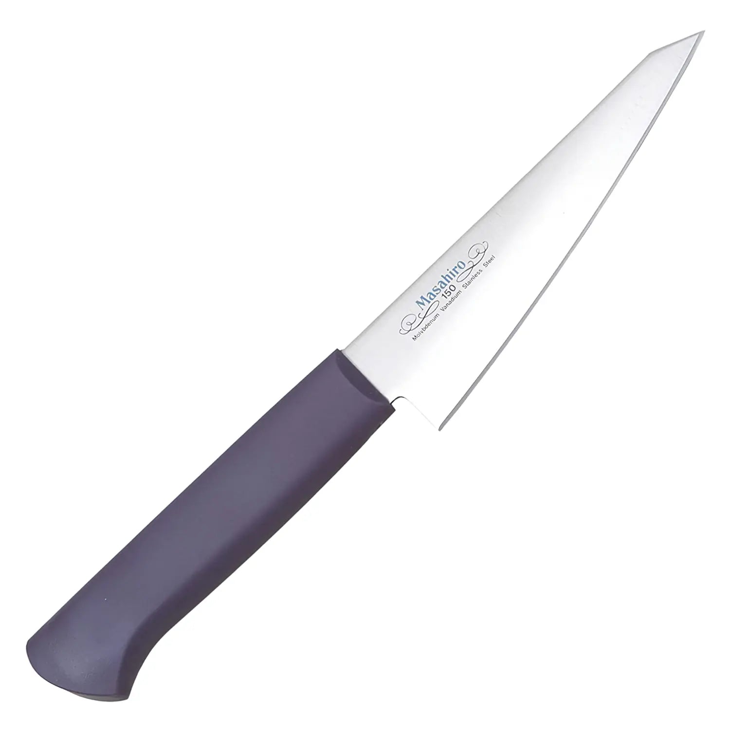 Masahiro MV P Molybdenum Vanadium Stainless Steel Honesuki Knife - Japanese Boning Knife for Poultry & Meat - Perfect for Chefs, Butchers & Home Cooking
