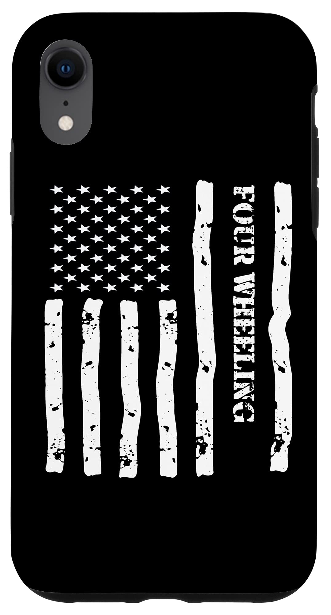 iPhone XR Case with USA Flag Design - Durable Protective Cover for iPhone XR - Perfect for Outdoor Adventures, Travel & Daily Use