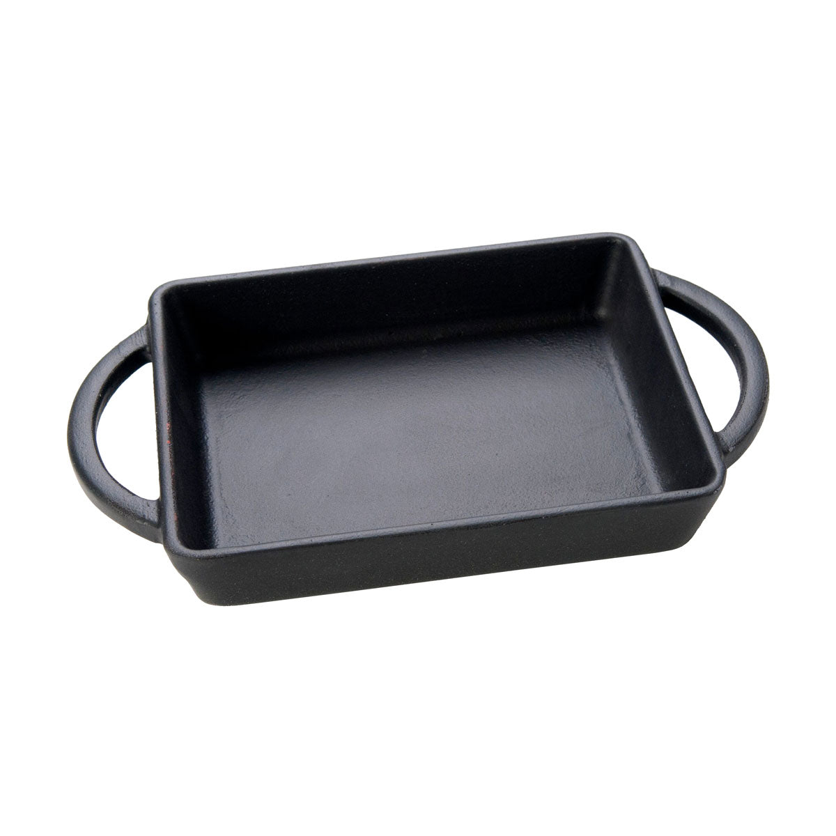 Arcata 080570 Cast Iron Rectangular Dish - 13.5 oz Black Baking Pan for Cornbread, Brownies & Casseroles | Oven & Stovetop Safe | Rust-Resistant Kitchenware