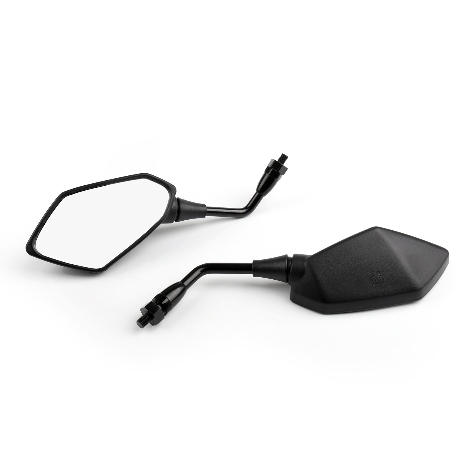 10mm Pair Rearview Mirrors for Kawasaki ZR7, ZRX1200 (2001-2008), Zephyr 1100/750 - Universal Fit Motorcycle Side Mirrors - Enhances Safety & Visibility for Street Riding & Commuting