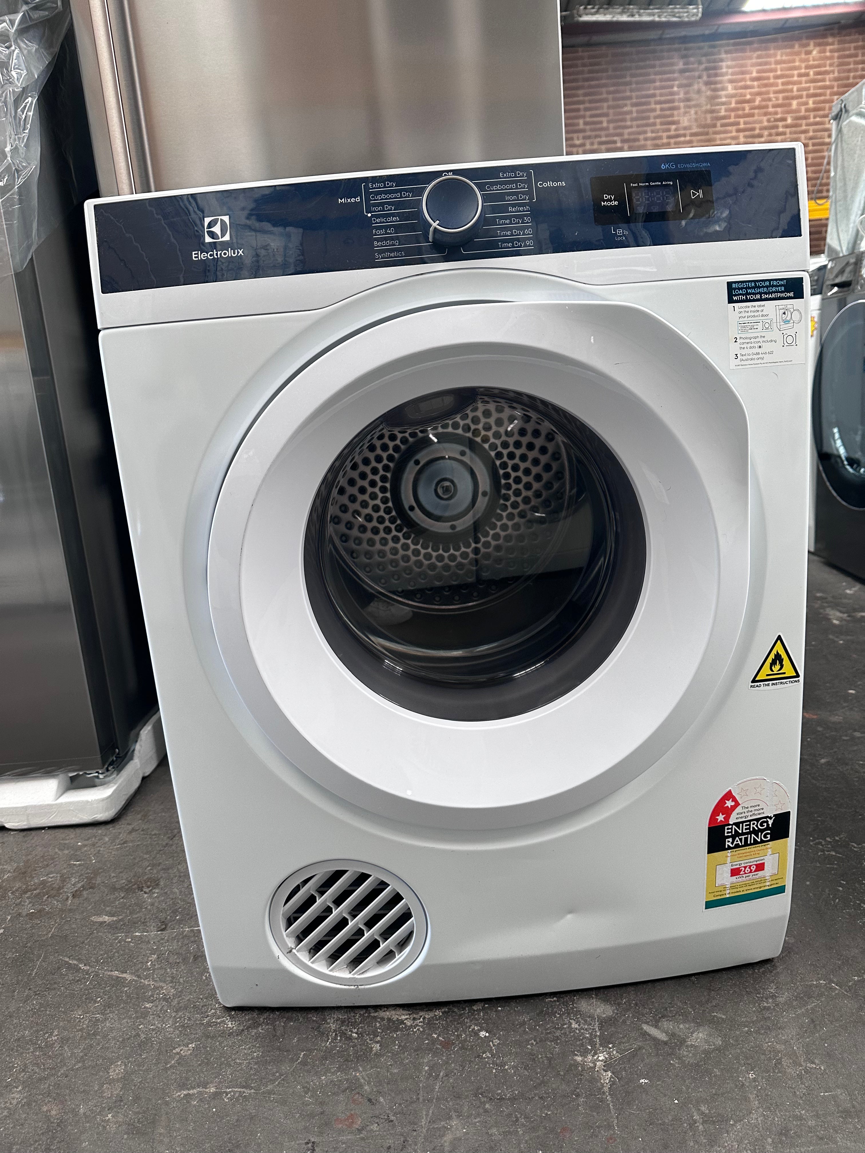 Electrolux 6kg Vented Dryer - Energy Efficient, Refurbished | Perfect for Small Apartments & Laundry Rooms