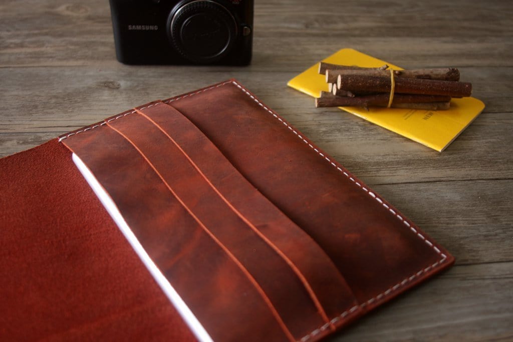 Premium Custom Leather Kindle Oasis Case Sleeve - Handmade Genuine Leather Cover with Auto Sleep/Wake - Perfect for Travel, Reading & Gifts