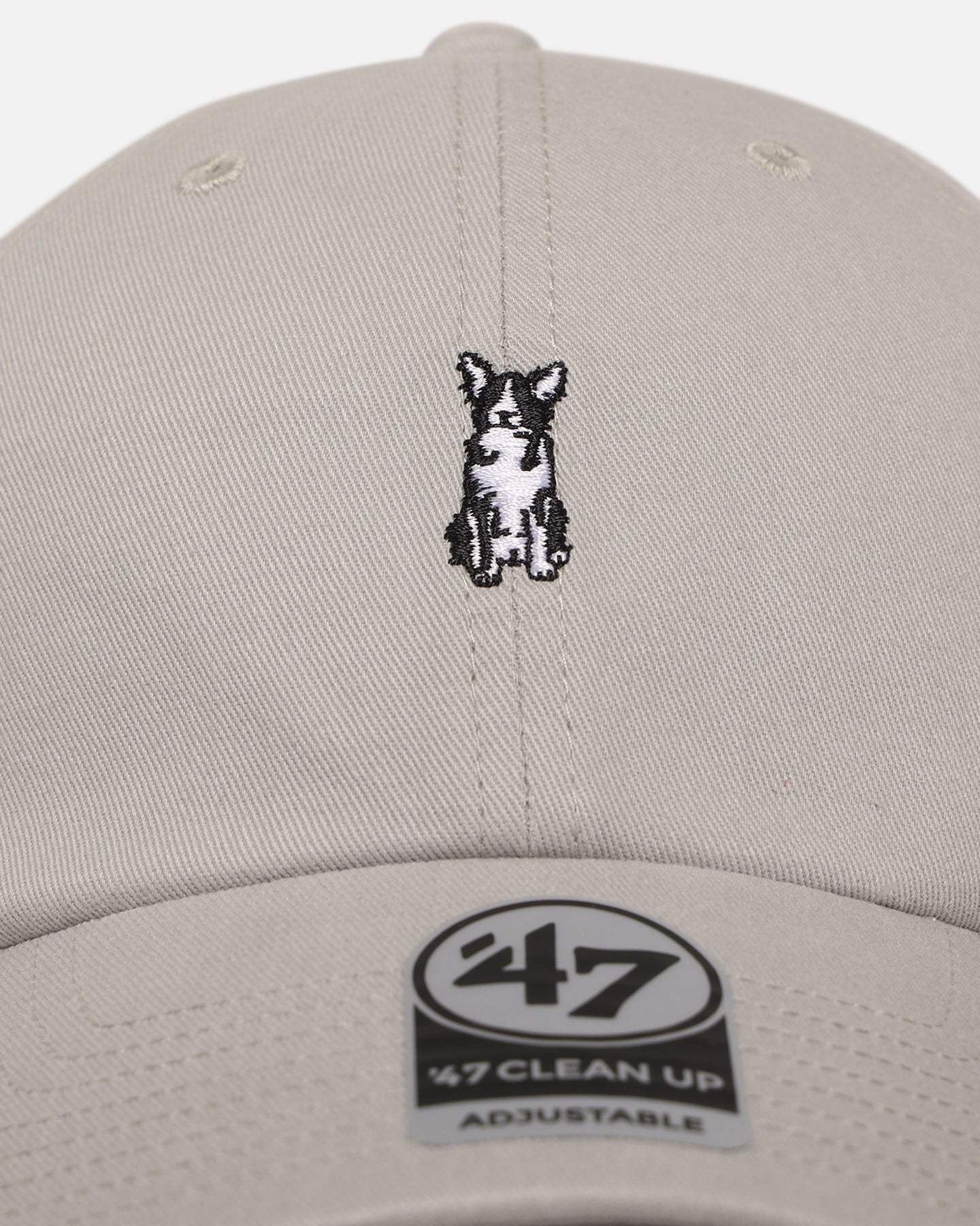 47 Brand Border Collie 'Dog Collection' Adjustable Strapback Hat - Gray Baseball Cap for Dog Lovers, Outdoor Activities & Casual Wear