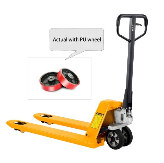 Apollolift A 1008 Manual Hand Pallet Jack - 7700 lbs Heavy Duty Capacity, 48
