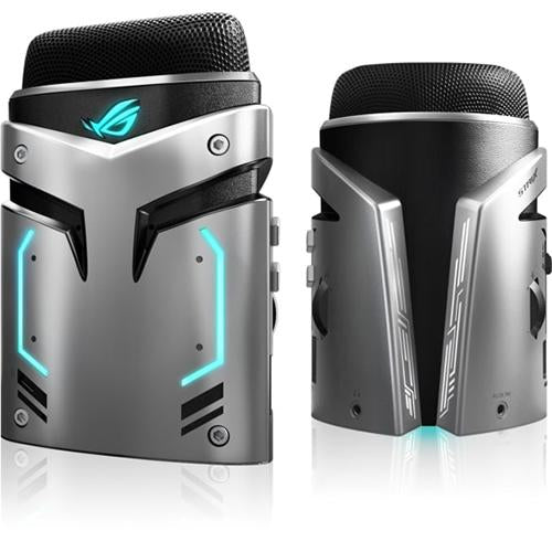 ASUS VGA NVIDIA Condenser Microphone with Cardioid/Stereo Pattern & AURA Sync RGB Lighting - Perfect for Streaming, Gaming, Podcasting & Voice Recording
