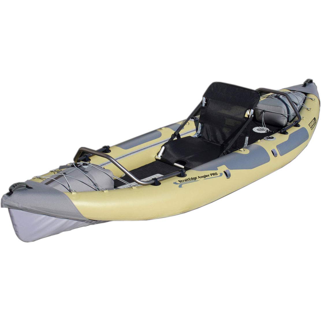 Advanced Elements Straitedge Angler Inflatable Kayak - Lightweight Fishing Kayak for Lakes & Rivers - Portable Kayak for Anglers & Outdoor Adventures