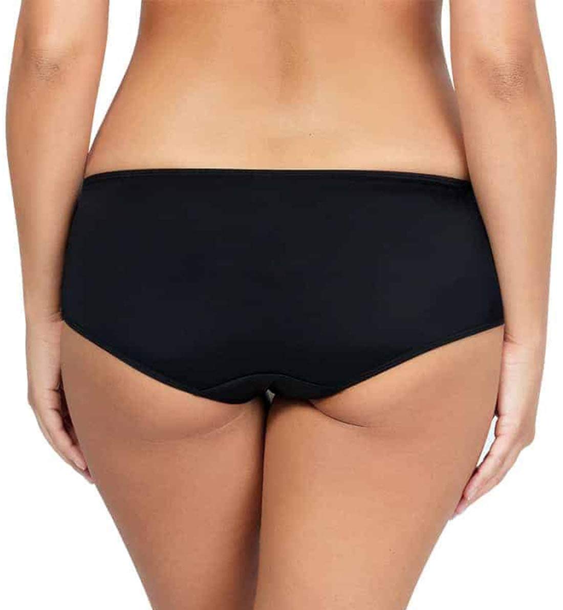 PARFAIT Women's Hipster Panties Underwear - Soft Cotton Briefs for Plus Size, XL Black (Emma P5495) | Comfortable Everyday Wear & Sleep Underwear