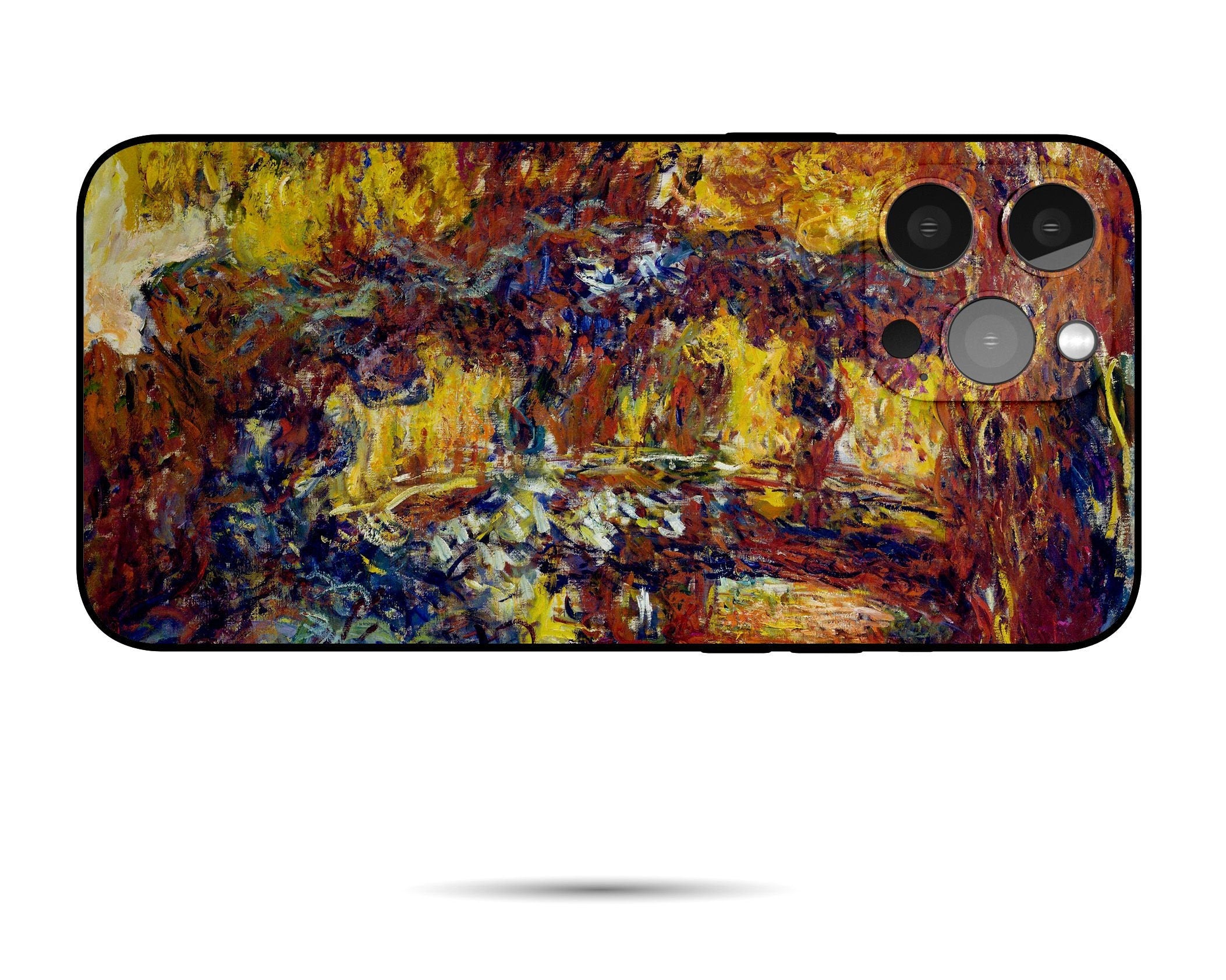 Claude Monet The Japanese Bridge iPhone 8 Plus Case - Premium Silicone Protective Cover with Artistic Design - Perfect for Art Lovers & Impressionist Enthusiasts