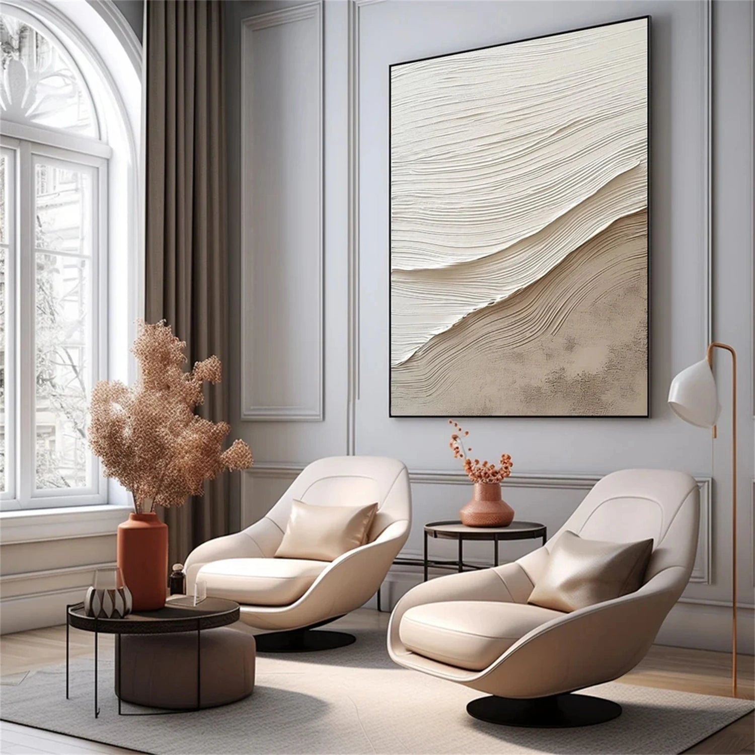 Ocean and Sky Painting #OS 222 - Handmade Canvas Wall Art for Home & Office Decor - Perfect for Living Room, Bedroom or Office