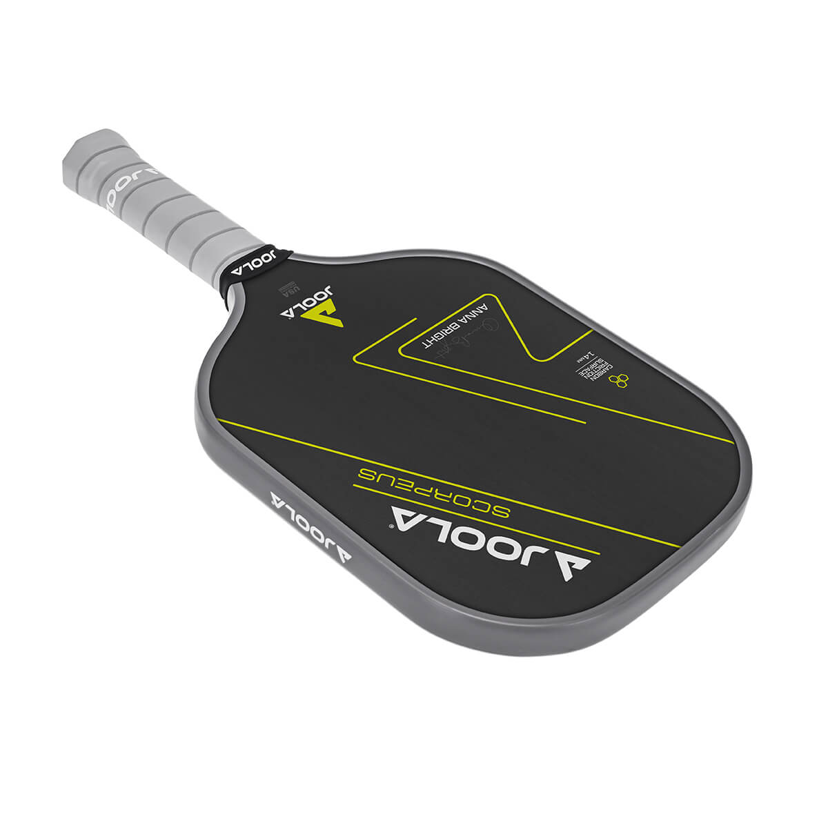**JOOLA Anna Bright Scorpeus CFS 14 Pickleball Paddle - Premium Carbon Fiber Surface for Enhanced Spin & Control - Perfect for Competitive Play & Recreational Pickleball Games**
