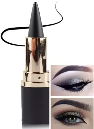 Wiffy Natural Black Matte Kajal Eyeliner Pencil - Smudge Proof & Long Lasting (6g, Black) - Perfect for Everyday Makeup, Dramatic Eye Looks & Sensitive Eyes