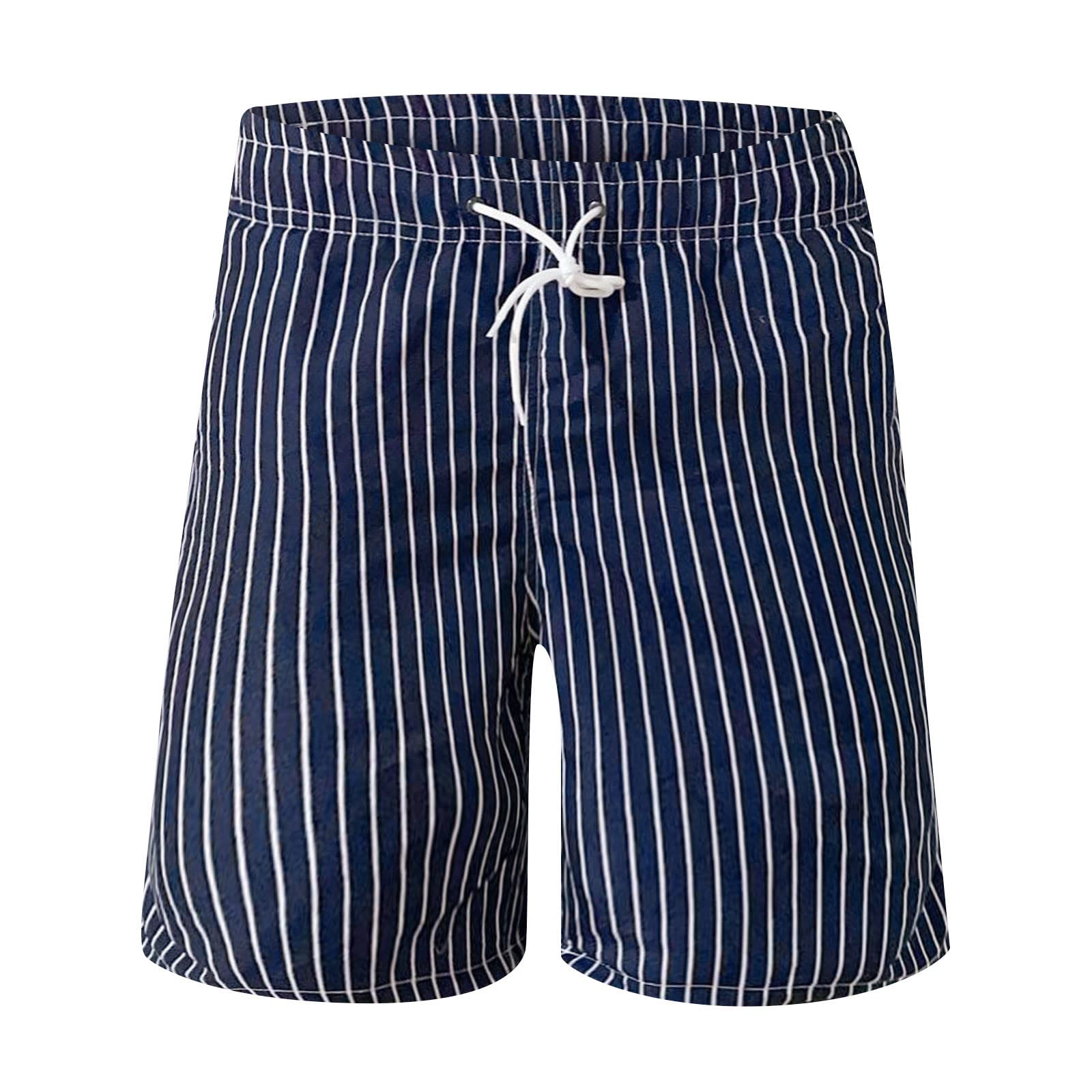 Funny Tropical Printed Swim Trunks for Men with Pockets - Quick Dry Bathing Suits for Beach, Pool & Outdoor Water Activities