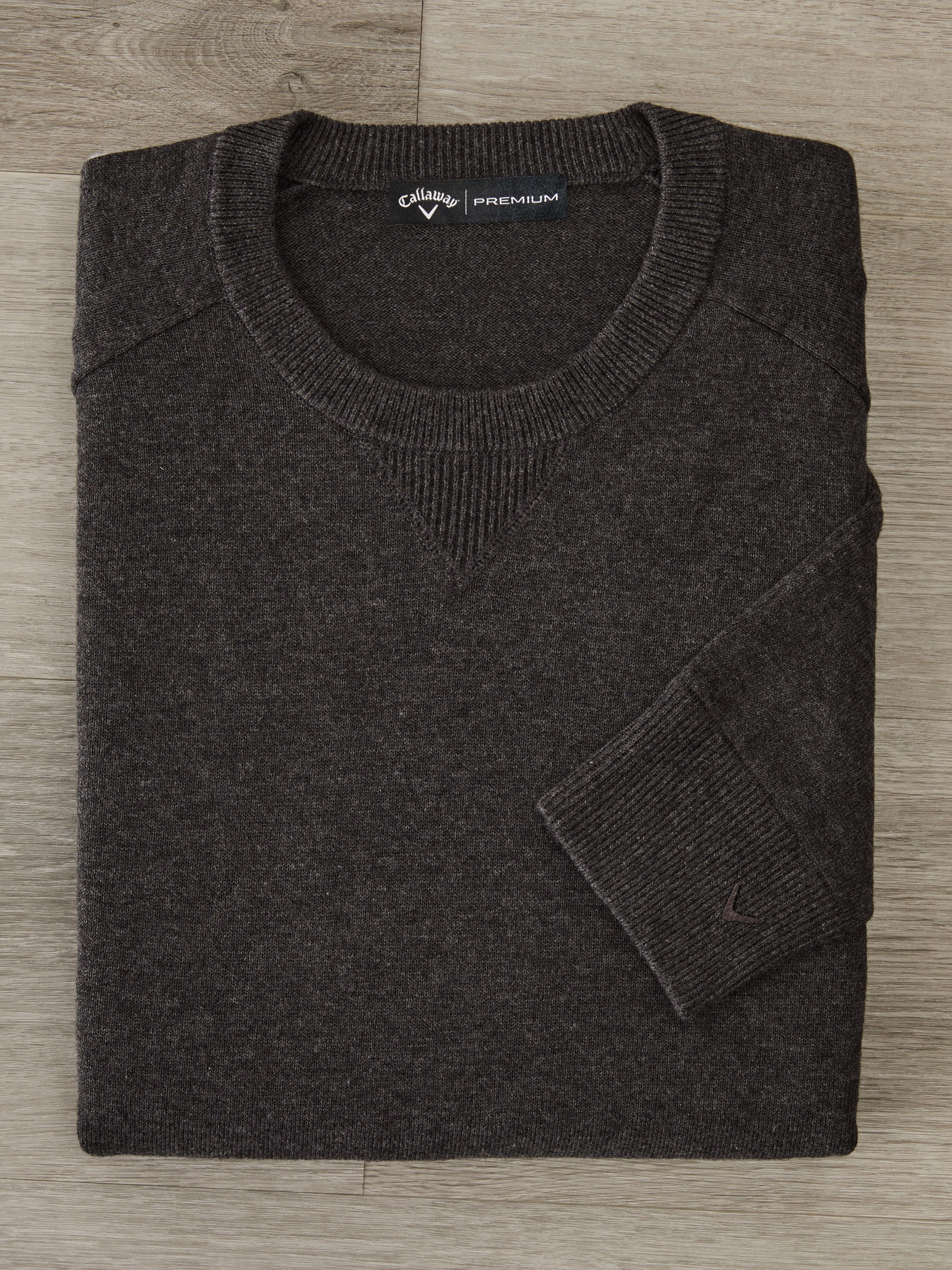 Premium Men's Crew Neck Golf Sweater - Breathable & Comfortable Knit Pullover for Golfing, Casual Wear & Outdoor Activities