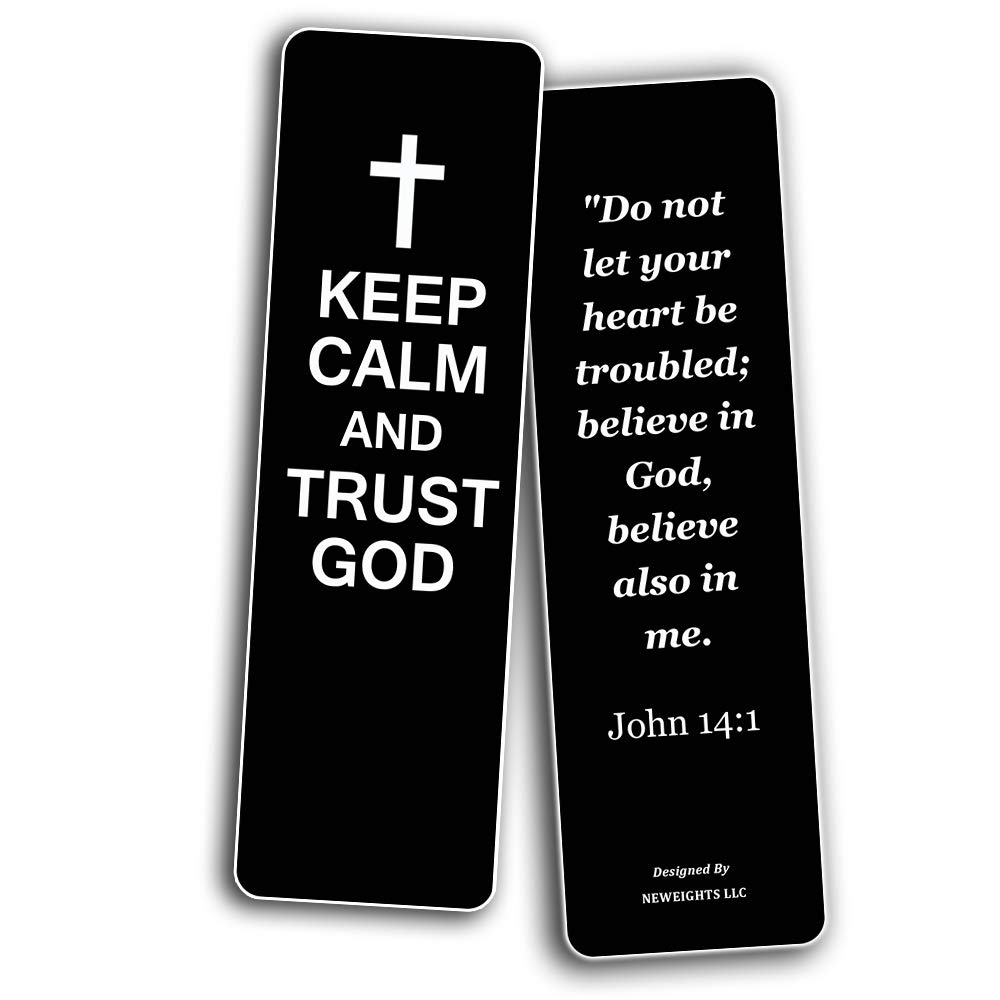 Inspiring Bible Verse Bookmarks - 12 Pack for Sunday School & Baptism Gifts
