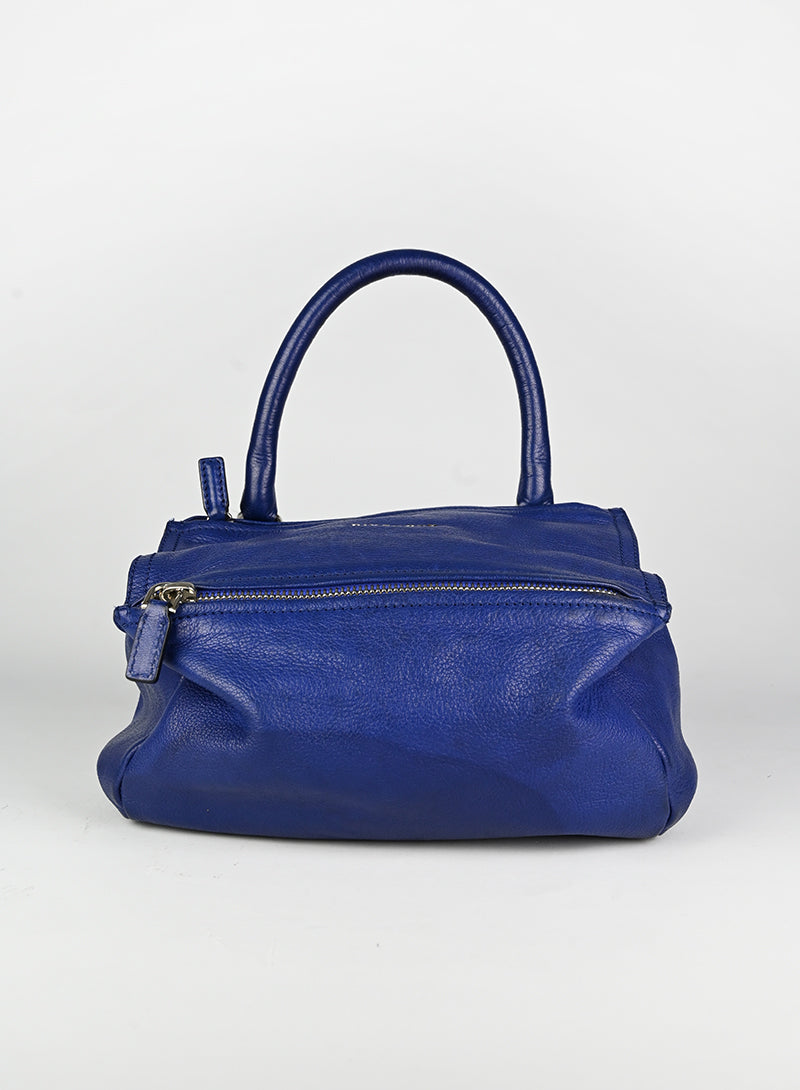 Givenchy Pandora Leather Handbag in Blue - Luxury Crossbody Bag for Women, Perfect for Work, Travel & Evening Events