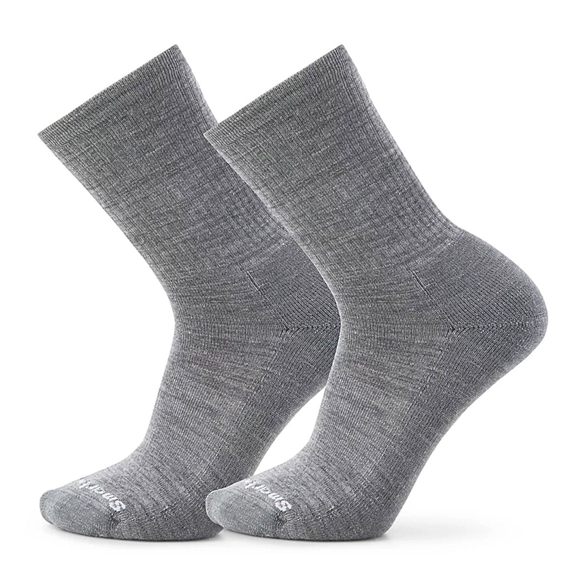Men's Everyday Solid Rib Crew Socks 2 Pack - Soft Cotton Casual Socks for Work, Gym & Daily Wear