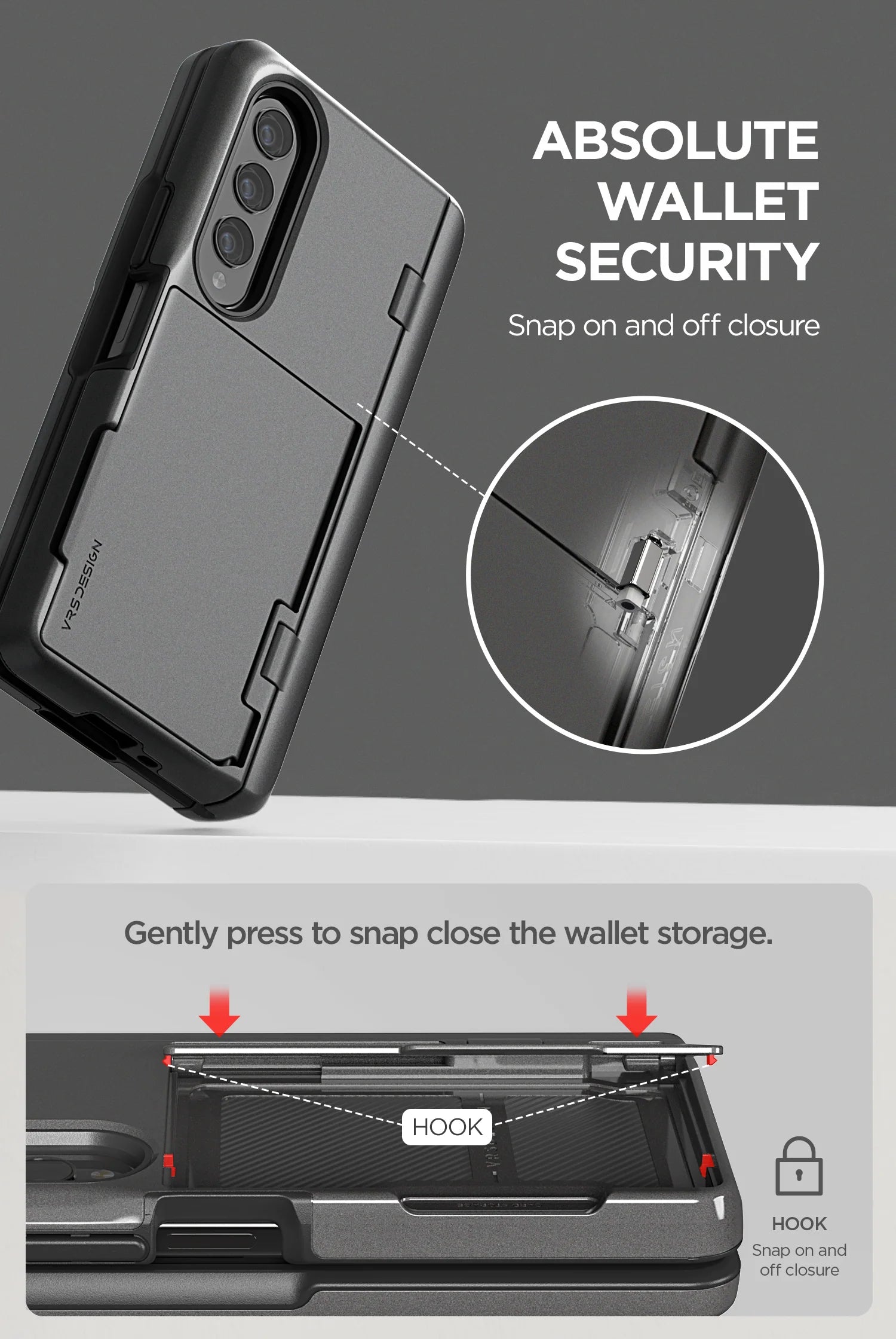 Samsung Galaxy Z Fold 4 Case - Terra Guard Modern Go S Series Protective Cover | Slim Fit, Shockproof & Scratch Resistant | Perfect for Work, Travel & Daily Use