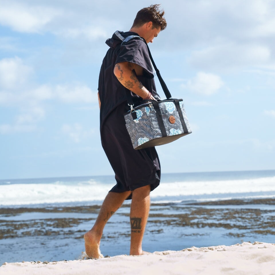 Premium Insulated Saltwater Cooler Bag - Leakproof & Durable for Beach, Fishing & Outdoor Adventures | Portable Cooler for Picnics, Camping & Boating Trips