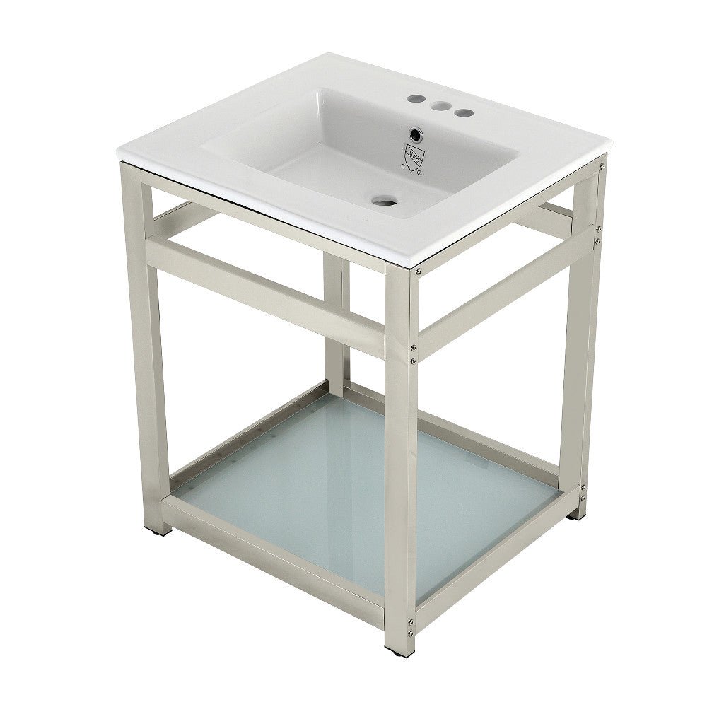 White/Polished Nickel