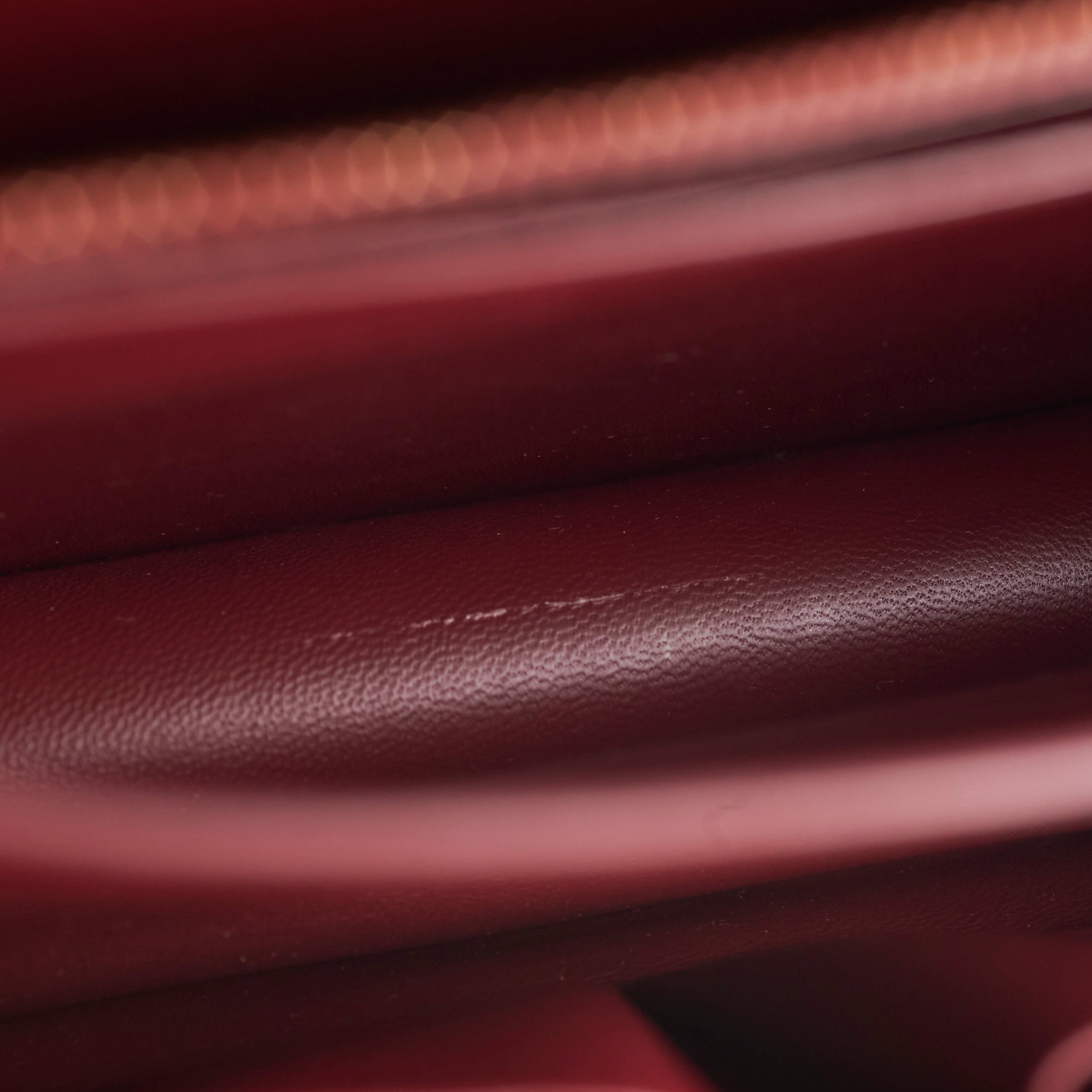 Celine Medium Box Burgundy Leather Crossbody Bag for Women | Luxury Shoulder Handbag | Perfect for Work, Travel & Evening Out