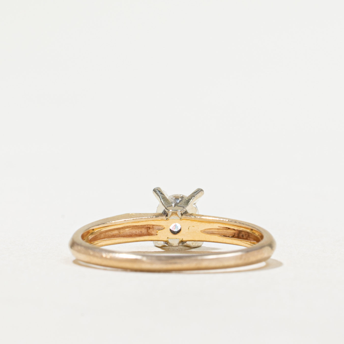 0.26ct Solitaire Diamond Engagement Ring - Size 6 | Classic Round Cut Wedding Band for Women | Perfect for Proposals, Anniversaries & Special Occasions