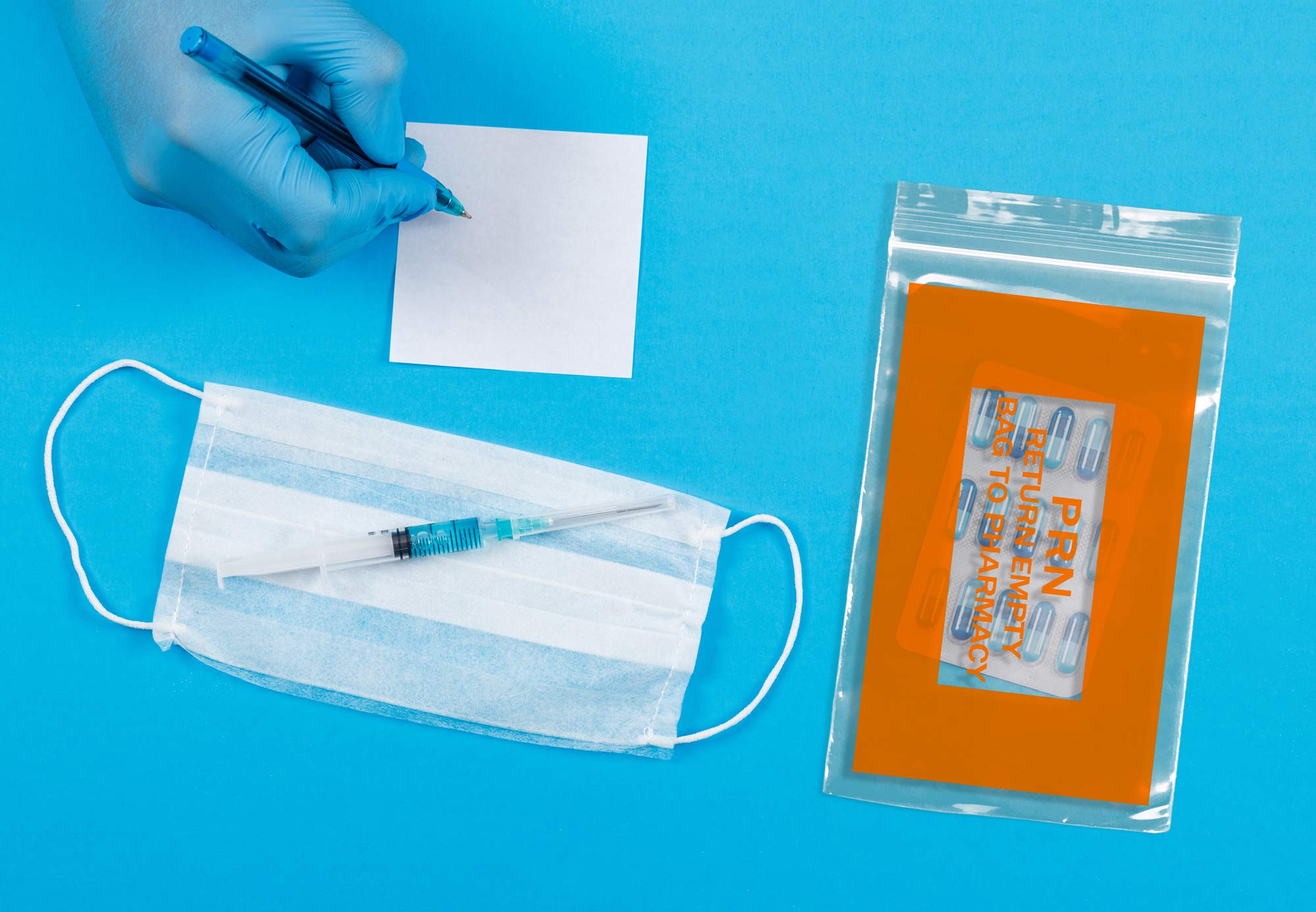 APQ 1000 Pack 4x6 Inch Clear Orange PRN Bags with Zipper - 2 Mil Thick Polyethylene Medical Bags | Secure Seal Closure | Perfect for Pharmacy, Infirmary & Healthcare Storage Needs