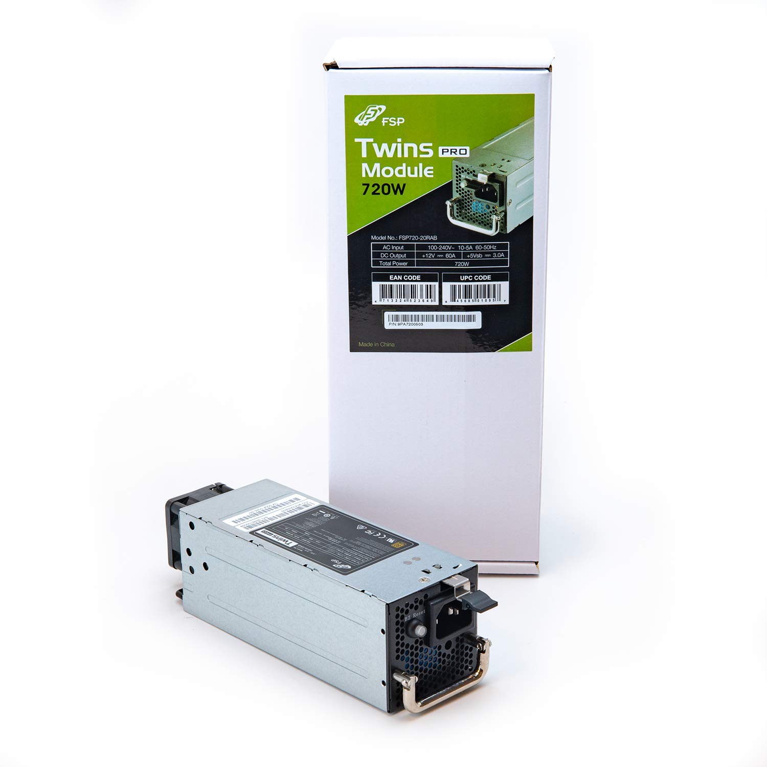 FSP Twins Pro 700W ATX PS2 1+1 Dual Module Power Supply - 90%+ Efficiency, Hot-Swappable Redundant Digital PSU with Guardian Monitor Software for Server, Workstation & High-Performance PC Builds