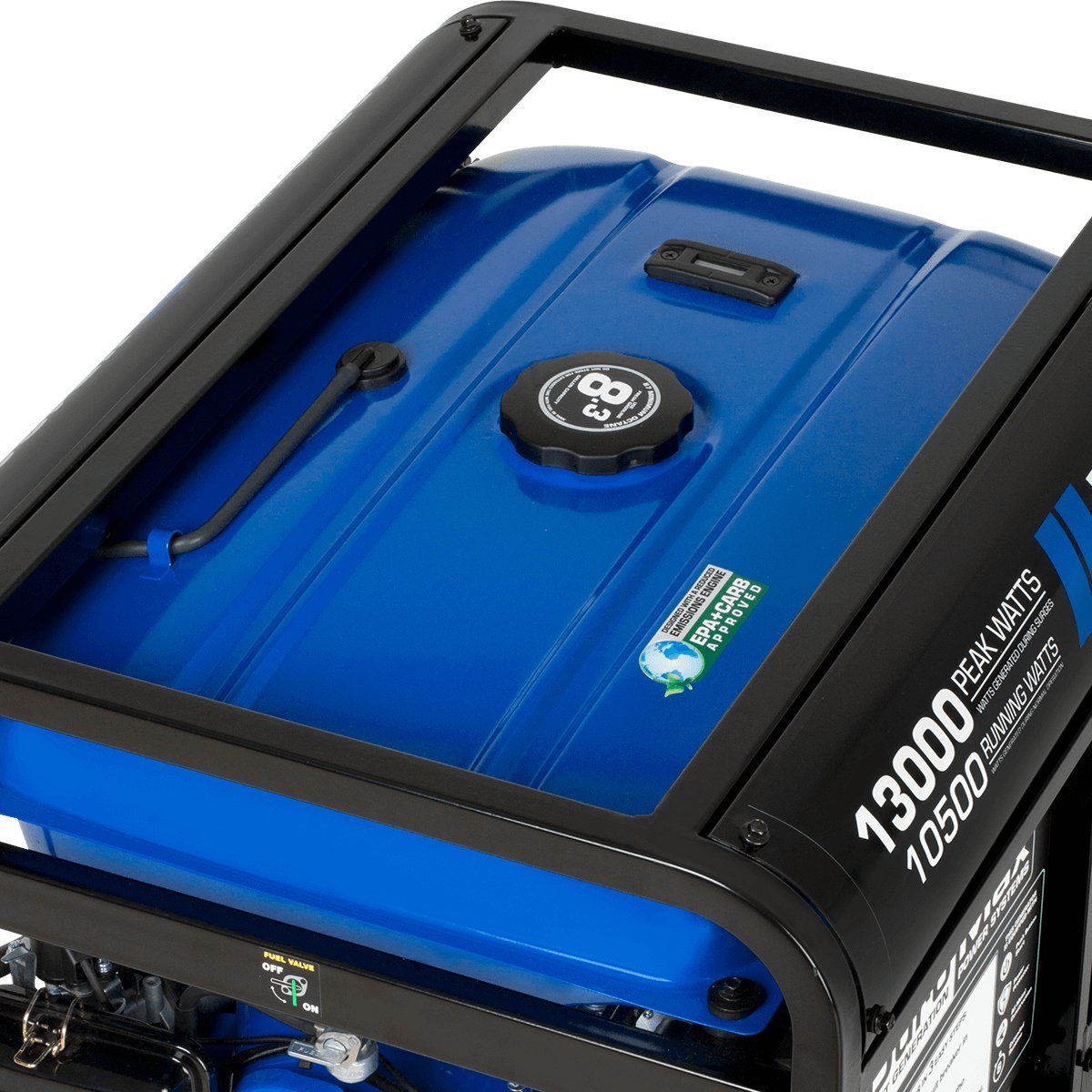 DuroMax XP13000E 10500W/13000W Dual Fuel Portable Generator with Electric Start - Perfect for Home Backup Power, Camping & Emergency Use
