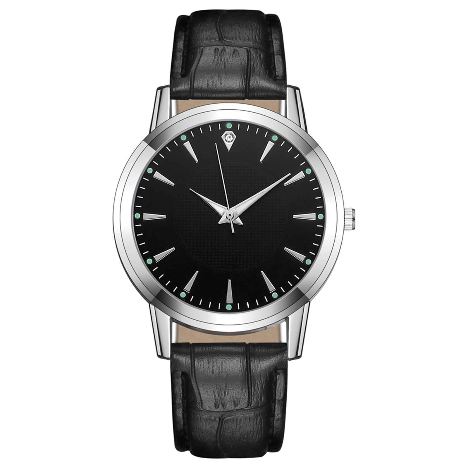 Luxury Stainless Steel Men's Quartz Watch with Bracelet Dial - Perfect for Business, Casual Wear & Everyday Use