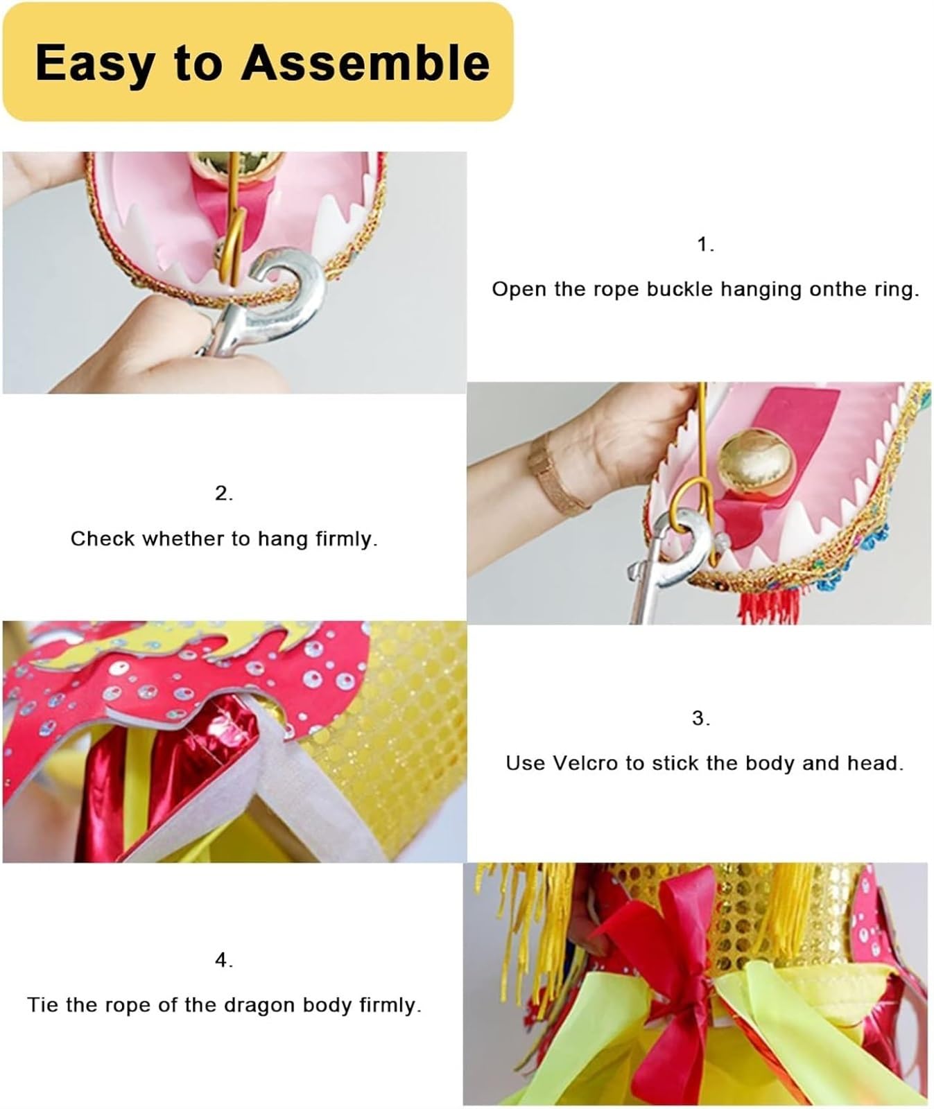 3D Dragon Ribbon Streamer - Washable Silk Dance Ribbon for Gymnastics, Cheerleading & Outdoor Games - 8m/10m Long Spinning Ribbon Dancer - Perfect for Performances, Practice & Kids Play